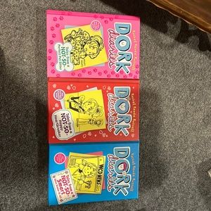 books !! dork diaries, hard cover, good as new !